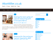 Tablet Screenshot of alicemiller.co.uk